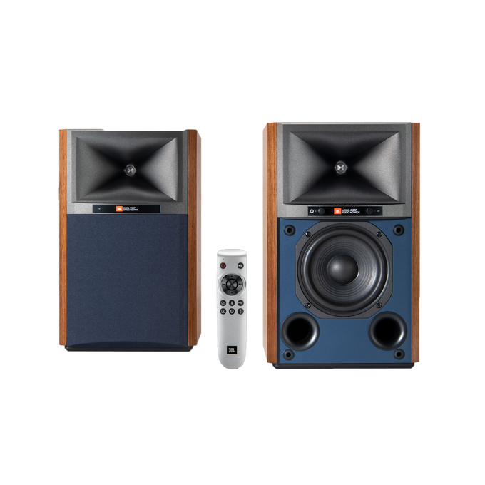 4305P Studio Monitor - Brown - Powered Bookshelf Loudspeaker System - Hero image number null